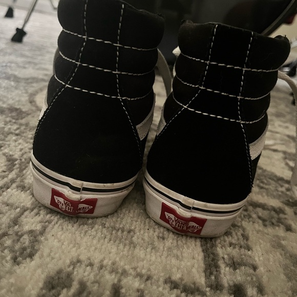 Vans Kids Black High-Top Sneakers - Picture 2 of 5